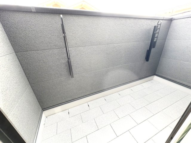 高槻市永楽町新築戸建のその他共用部分|2階南側バルコニーです。