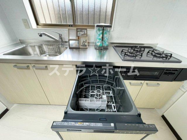 柴島3　中古戸建のキッチン|キッチンでお料理をお楽しみください