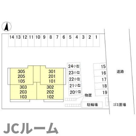 D-ROOM上源入の区画図