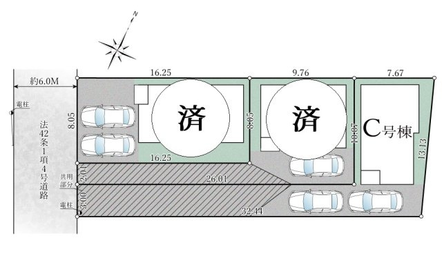 【区画図】 | ご家族様のプライベート空間が確保できる素敵な間取りです。また敷地ゆったりですので、おうち時間を楽しむのにもぴったりですね♪