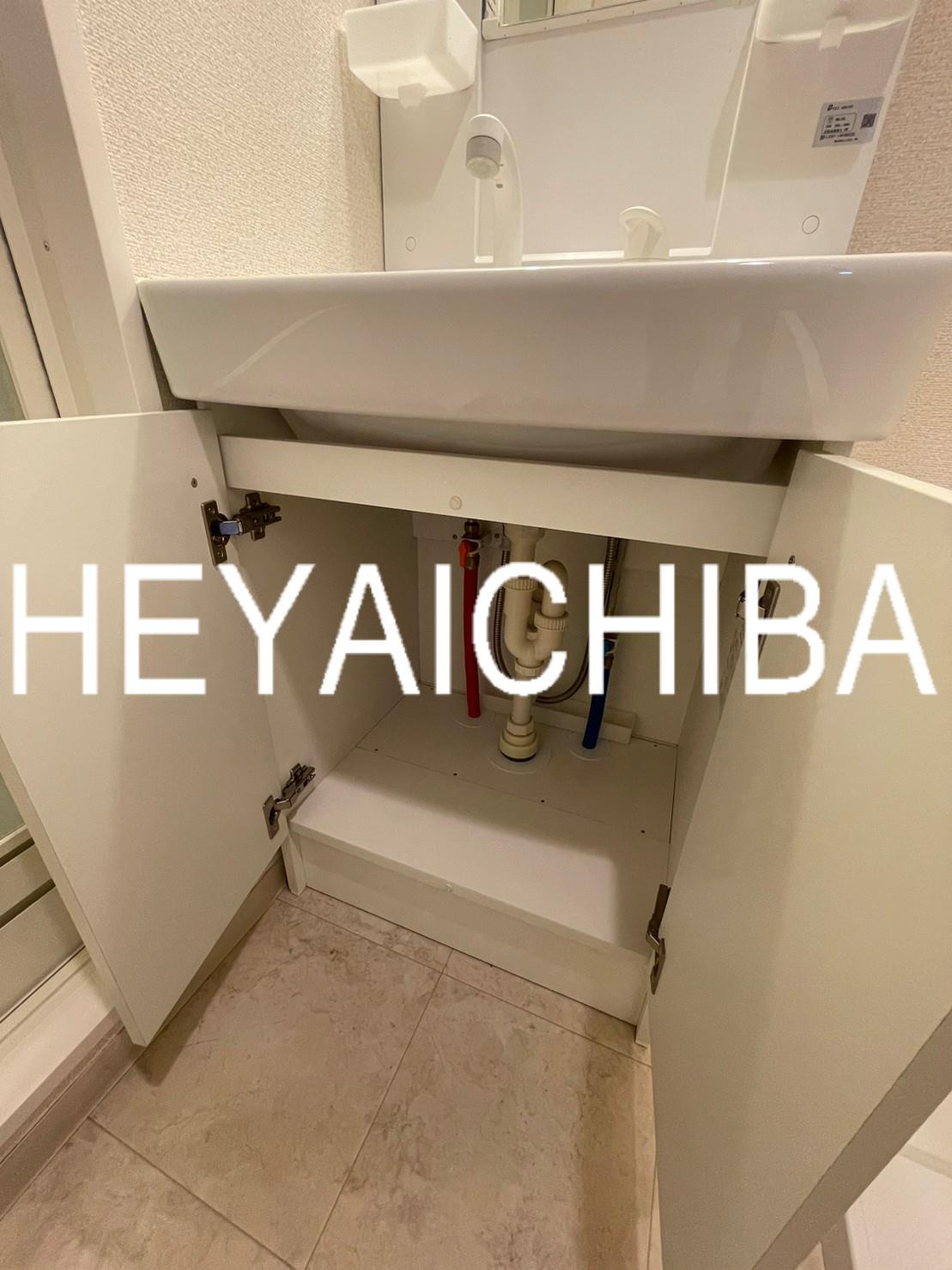 プレール・ドゥーク住吉Ⅱの洗面所|収納