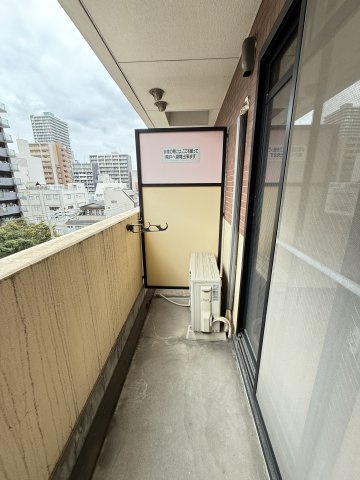 M‘プラザ長堀のバルコニー