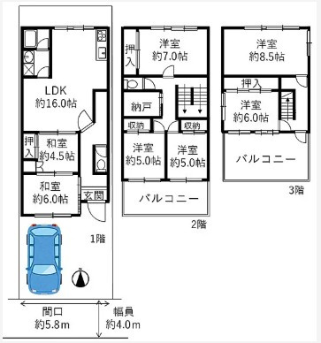 【間取り】 | S22475-錦林