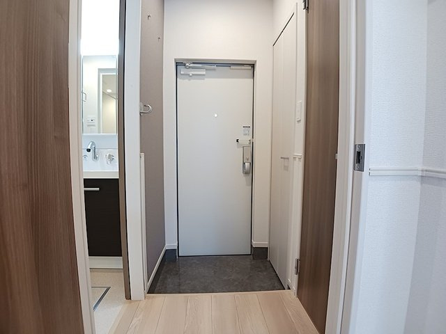 ベルアージュの玄関