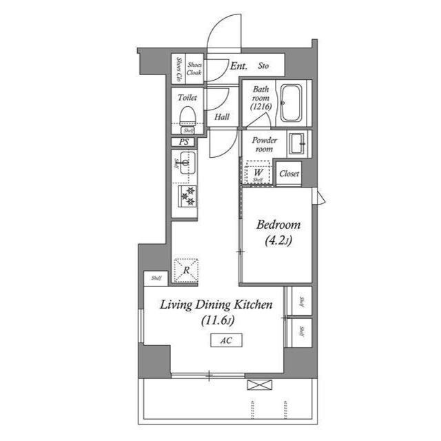 ACP Residence両国の間取り