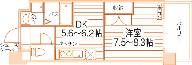 アトーレ野田の間取り