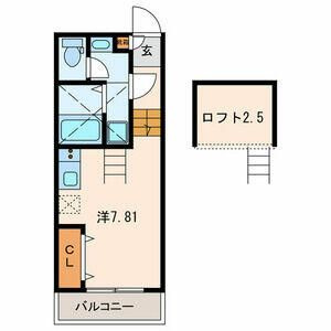 メゾンヴェルトゥの間取り|間取りです。