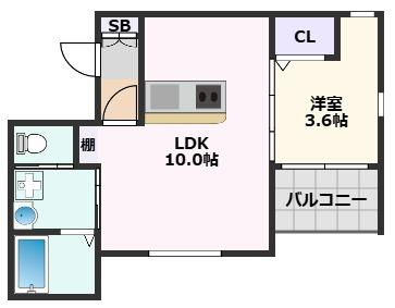 【間取り】 | ボヌール千里丘