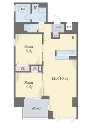 【間取り】 | エルシノア住吉 | 間取り