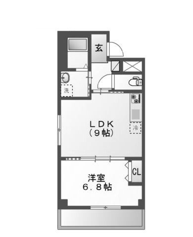 リリウムの間取り|間取りです。