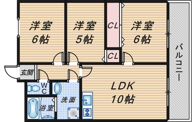 カルム緑地の間取り