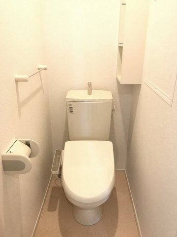 サン・ルミエールＣのトイレ|トイレもきれいです