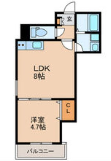 D porta refinardの間取り
