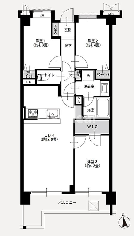 ベルモント梅島の間取り|ドキドキの新生活も、安心してスタート。ぴったりの住まいを見つけませんか？クランディアが一緒に住まい選びをサポートします‼　まずは、お気軽にお問合せください　＃クランディア