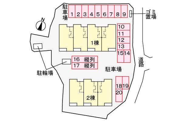 エミナールAの区画図