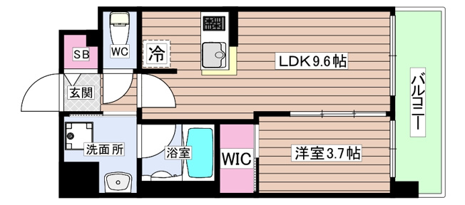 【間取り】 | ソルテラスUMEDA　NORTH