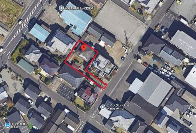 都城市大王町の売地の外観