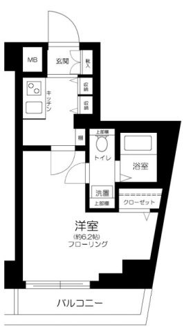 Le-lion代々木の間取り|間取りです。