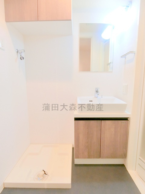 Le-lion西蒲田の洗面所|洗面脱衣所　独立洗面台　室内洗濯機置き場　