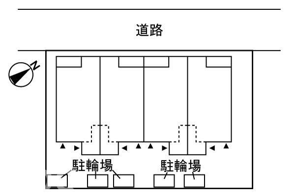 ショコラ西明石の駐車場