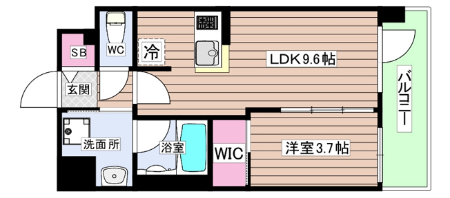 【間取り】 | ソルテラスUMEDA　NORTH
