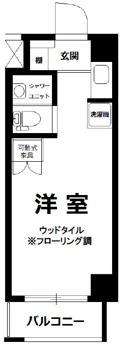 パレドール歌舞伎町の間取り|間取りです。