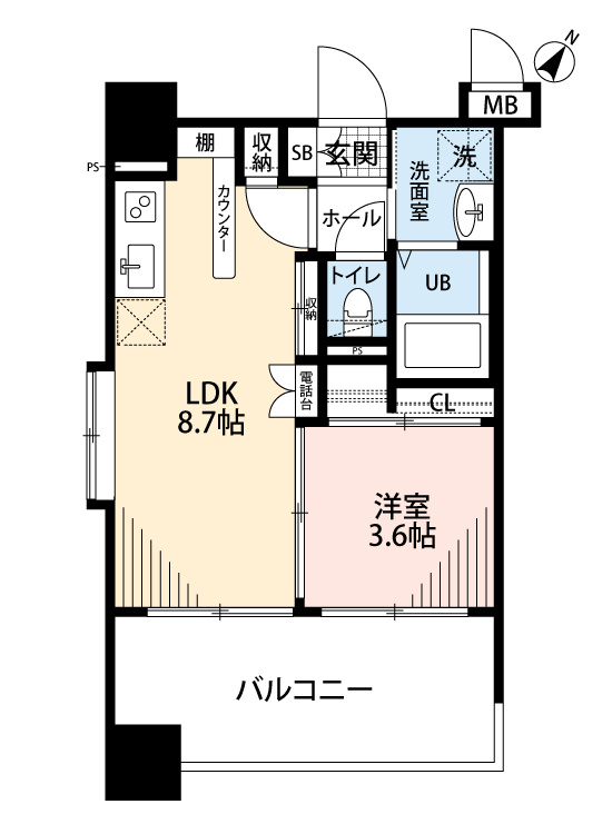 サヴォイエリート　11階の間取り