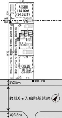 【区画図】 | 清水区西高町　新築戸建　B区画