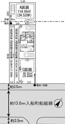 【区画図】 | 清水区西高町　新築戸建　B区画