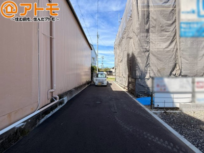【前面道路含む現地写真】 | 清水区西高町　新築戸建　B区画