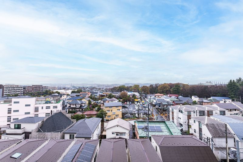 GROWS FUCHU EASTⅡの展望|※別号室参考写真