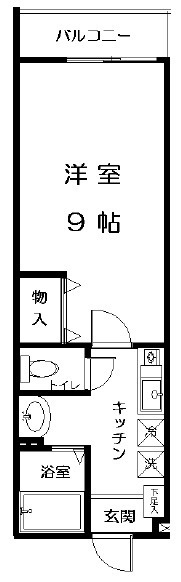 ティブルスＫの間取り|間取りです。