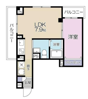 【間取り】 | グレース　マルニⅢ | 間取りです。