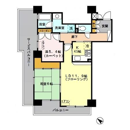 グランデュオ南街区の間取り