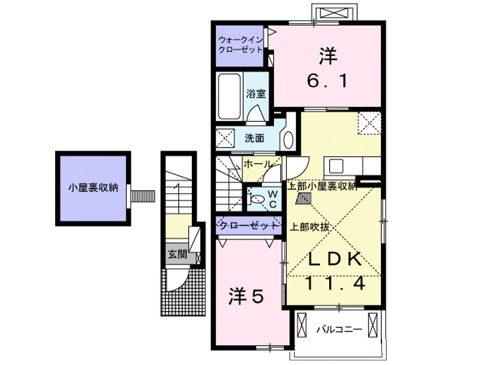 ヴィエントの間取り|間取図