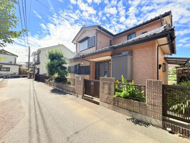 川越市下広谷　建築条件なし売地　東武東上線『鶴ヶ島駅』徒歩22分　【広谷小学区】の前面道路含む現地写真