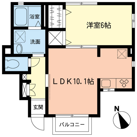 グルックの間取り
