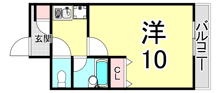 プライムハウス甲東園の間取り