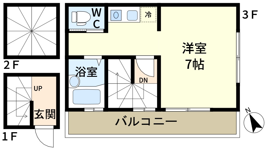 ベルフォートの間取り