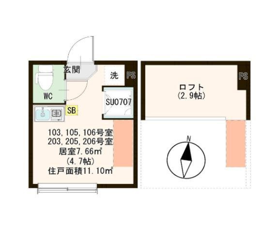 【間取り】 | 桜テラス荒川
