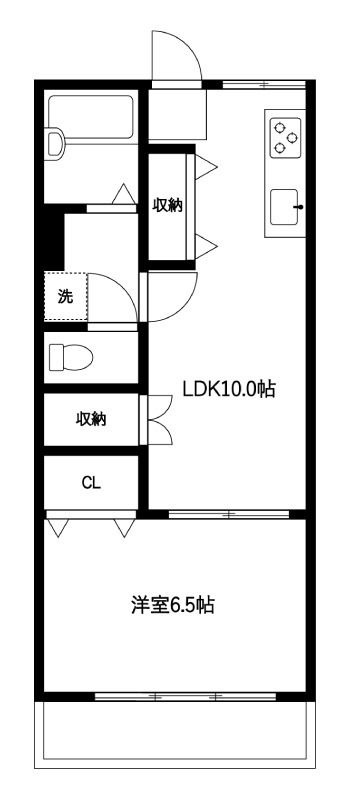 ウィスタリア中野の間取り|間取りです。