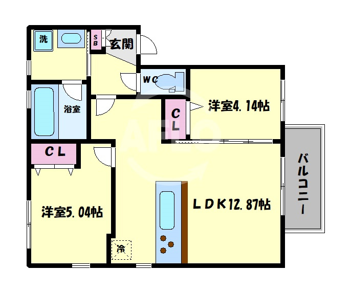 ロジュマン今里の間取り|ロジュマン今里　間取り