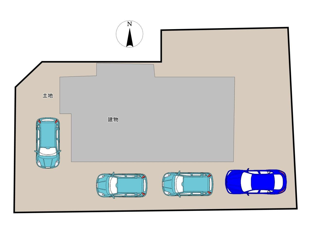 高岡郡佐川町中組　中古戸建の区画図