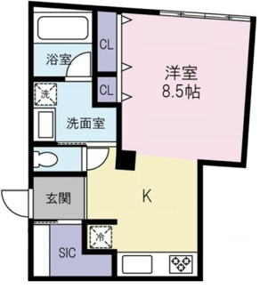 【間取り】 | ＥＬＹＳＩＯＮ　ＫＯＷＡ　ａｎｎｅｘ | 間取りです。
