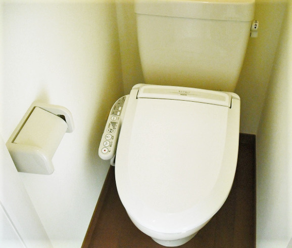 新宿区大久保２丁目のアパートのトイレ|シンプルで使いやすいトイレです
