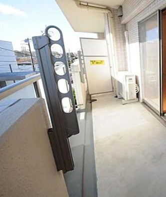 田中ハイツのバルコニー