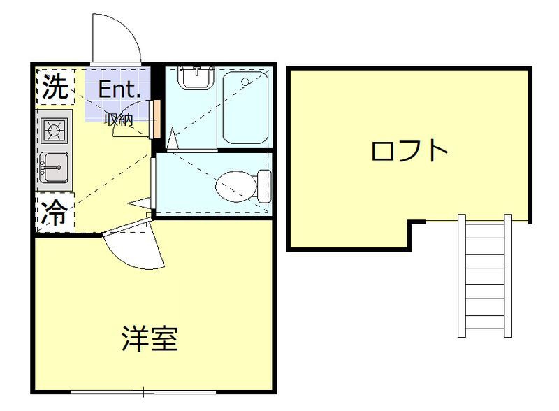 アジュール中野の間取り|間取りです。
