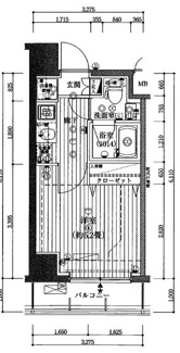 【間取り】 | プレール・ドゥーク北新宿Ⅳ | 間取りです。