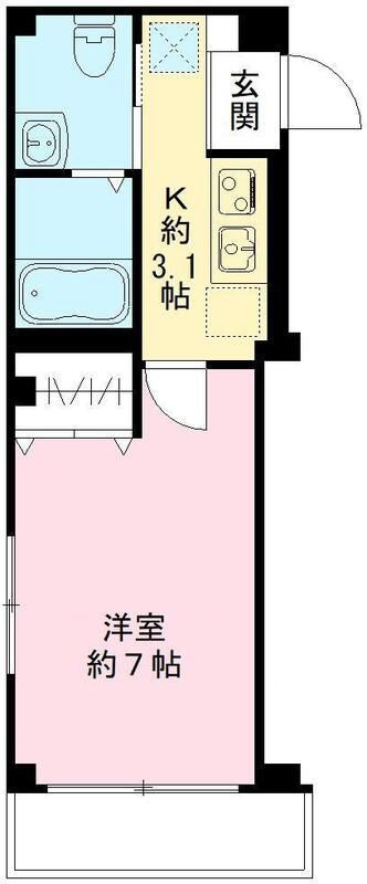 ウィスタリア阿佐谷の間取り|間取りです。