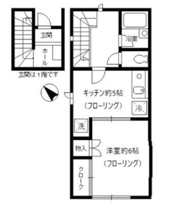 メゾン・ド・ルルス・ドゥーの間取り